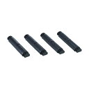 トラスコ プラ棚用脚のみ4本セット高さ515mm用黒 315 x 580 x 53 mm TPT-515K-BK 4個