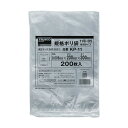 トラスコ 規格ポリ袋(極薄タイプ) 13号 200枚入 KP-13 1点(3)