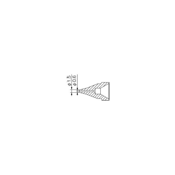 白光 SS型ノズル／0．6mm N61-01 1点