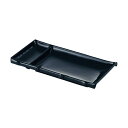 エンテック メラミン シンプル食器 角仕切皿 SP-32B 黒 RSK8703 1個