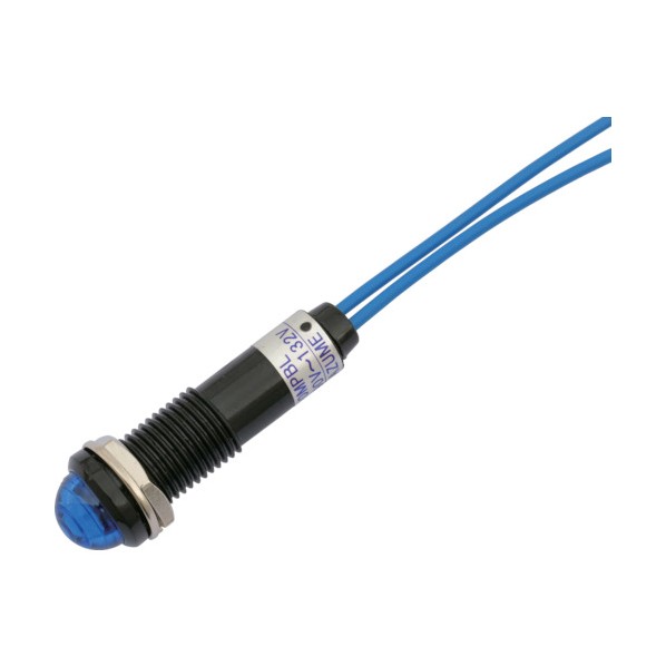 サカズメ LED表示灯DA－10MPBL(AC/DC100V接続)Φ10青 DA-10MPBL-AC/DC100V-B