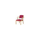 プラス 39376)木製椅子 L・S肘 SH410 DB-ULAS41 RS 1点