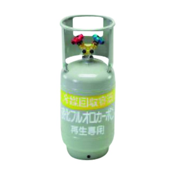タスコ 冷媒ガス再生専用回収ボンベ TA110-10SN 256 x 256 x 495 mm TA110-10SN 1個