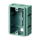 未来工業 打込み用スイッチボックス グレー CSB 1