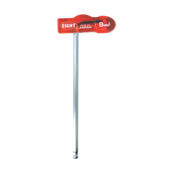 エイト T型六角棒スパナテーパーヘッド分離可能樹脂ハンドル WHH-8TL 1点