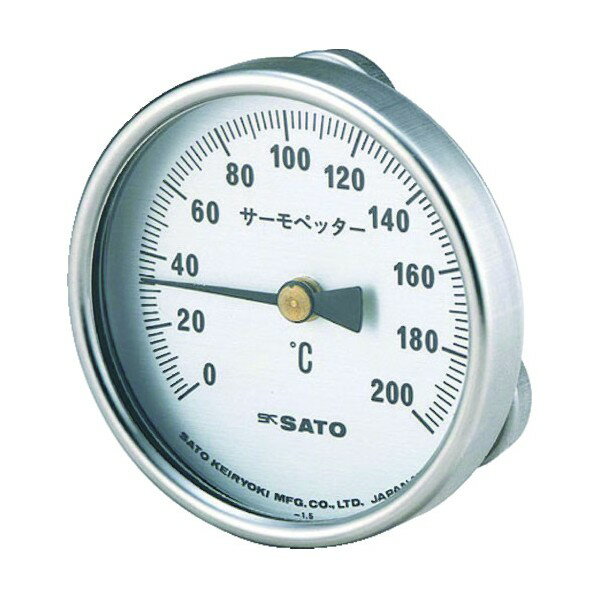 SATO バイメタル温度計サーモペッター400 1-600-02