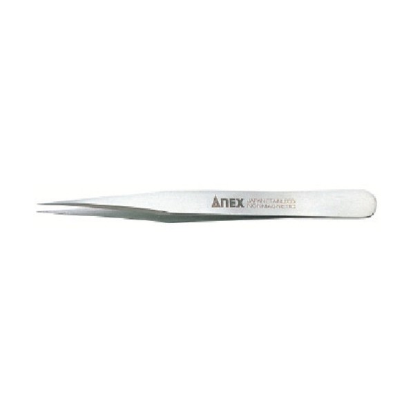 アネックス 高精度18-8ステンレス(SUS304)ピンセット強力型 120mm 200 1点 その1