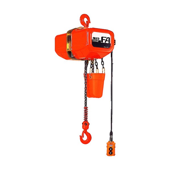 象印チェンブロック 電気チェーンブロック 1t 揚程4m FA01040 1点