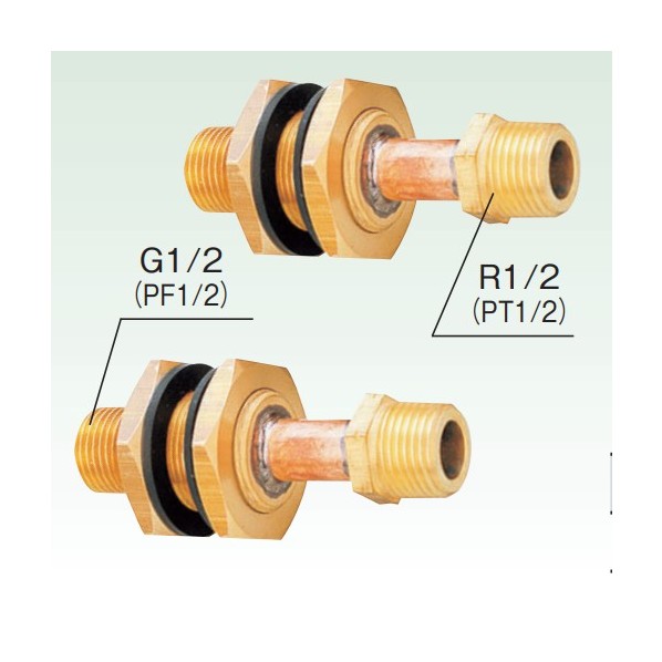 東洋アルチタイト産業 ユニットバス貫通金具 S型 UB6 1セット