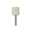 サンフレックス 六角軸フェルトバフ Φ25 円筒 No.4475H 1個