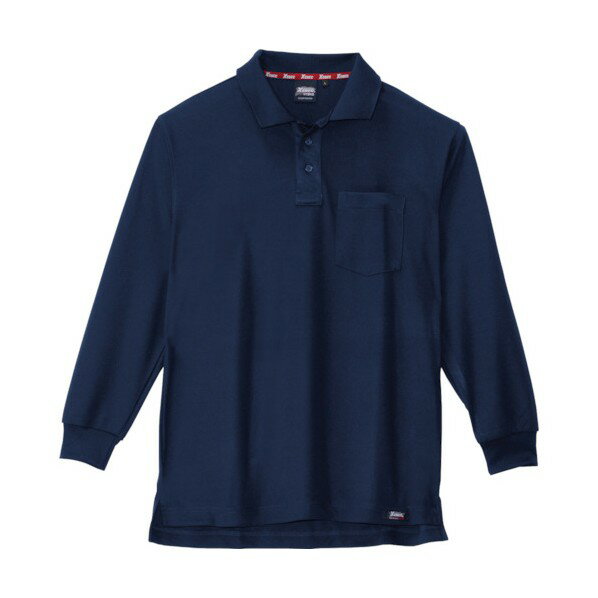 ジーベック 長袖ポロシャツ6121-10-3L 6121-10-3L 1点