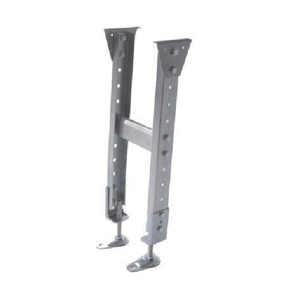 三鈴工機 スチール製固定脚 KGM型支持脚 ミニパラ用 H550±45mm KGM-3055(MP09) 1点