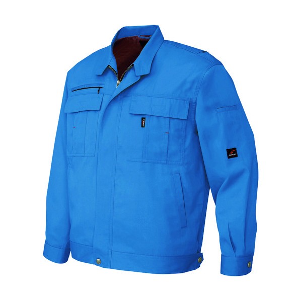 アイトス 長袖サマーブルゾン(男女兼用)AZ5460-006ブルー6L 6L 006ブルー 5460