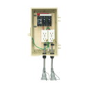未来工業 屋外電力用仮設ボックス 3A-22CBT 3A-22CBT 1点