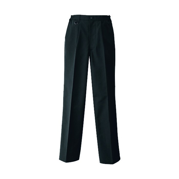 アイトス メンズシャーリングパンツ（1タック） 3L 910ブラック（ハーフ仕様 Dカン付） HS2600 1