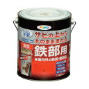 アサヒペン 油性高耐久鉄部用 1.6L 赤 1点