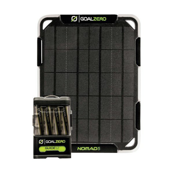 GoalZero社 ソーラーパネル+ポータブル充電器セット GUIDE12+NOAMD5 KIT 44260 1セット