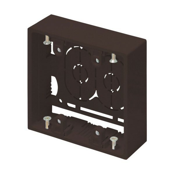 マサル ニュー・エフモール付属品 露出ボックス 2個用 深型 チョコ SFBF29