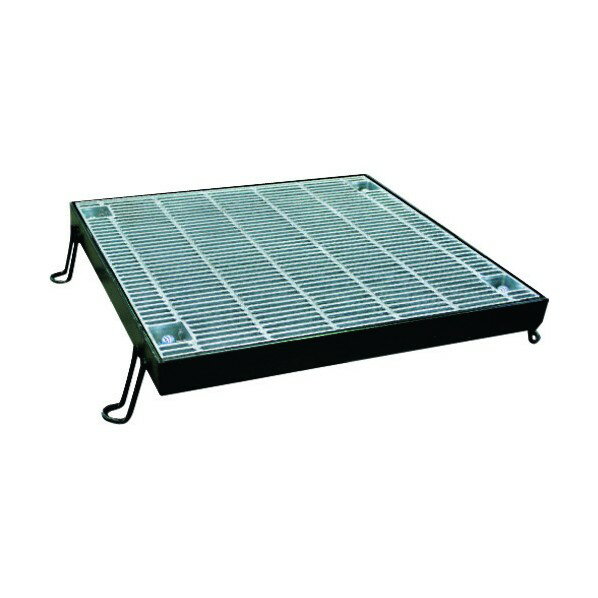 宝機材 LSハイテングレーチング ますぶたボルト固定式正方形用 細目 T-14 KDHB32-55N T-14 1点