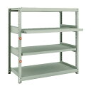 トラスコ M2型軽中量棚 1160X600X1200 2段 スライド2段 単体 M2-4462M2 1セット