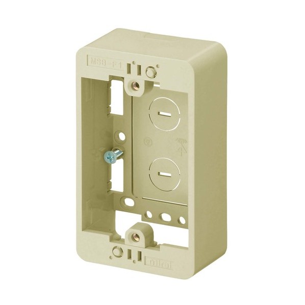 未来工業 モール用スイッチボックス(Fタイプ) MSB-F1LS MSB-F1LS 1点