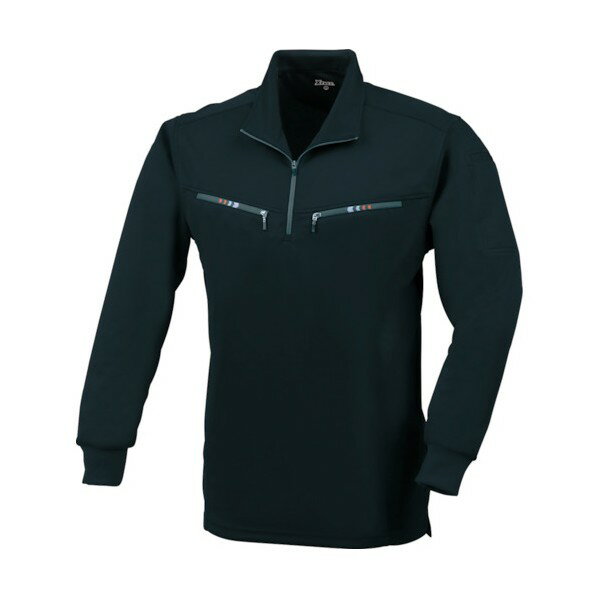 ジーベック 長袖ジップアップシャツ6165-90-M 6165-90-M 1点