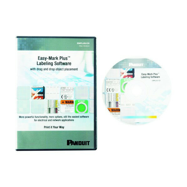 パンドウイット パンドウイット ラベル印字ソフト EMPLUS-CD 1個