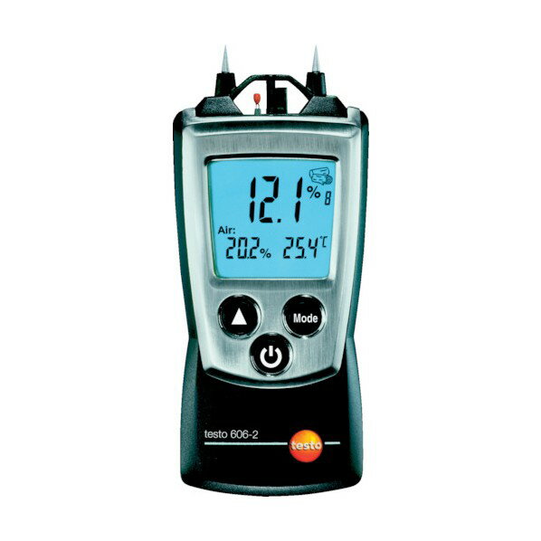 テストー テストーポケットライン材料水分計TESTO606－2温湿度計測機能付 TESTO-606-2 1点