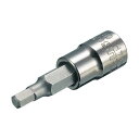 トラスコ(TRUSCO) ヘキサゴンソケット4mm(差込角6.35mm) 76 x 44 x 13 mm T2-04H