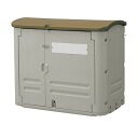 ※法人専用品※リッチェル ワイドストレージ 固定式タイプ ブラウン/グレー WS93093 1台