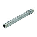 南国フレキ工業 オスニップル式フレキシブルホース 六角ニップル NK-1500/SUS304-10A-1800L 1本(4)