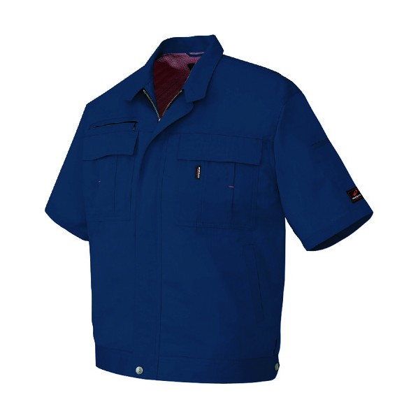 アイトス 半袖ブルゾン(男女兼用)AZ5461-008ネイビーM M 008ネイビー 5461