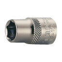 トラスコ(TRUSCO) ソケット6角タイプ差込角9.5対辺22mm 74 x 56 x 37 mm T3-22S