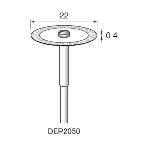 アルゴフアイルジャパン ダイヤエコノミー2 電着ダイヤモンドポイント DEP2050 2本