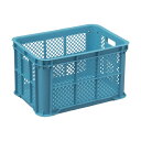 ※法人専用品※サンコー スタッキングコンテナー サンテナーB#50-4 ミミナシ、2持手、2印刷面、中・四国型 ライトブルー 104913-BLL 1点