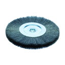 トラスコ(TRUSCO) ホイルブラシ Φ300X25mm穴 ステンレス線 線径0.3 320 x 320 x 57 mm TB-6393 1点