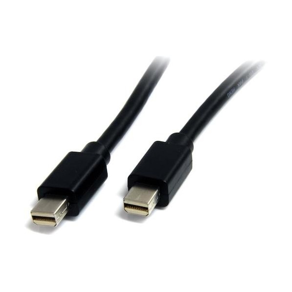 STARTEC.COM社 Mini DisplayPort 1.2ケーブル/2m/4K60Hz/オス-オス/ブラック/mDP モニターケーブル MDISP2M 1本