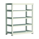 ※法人専用品※アイリスオーヤマ 中量ラック(500kgタイプ・高サ1500mm) 単体型・高サ1500mm ホワイト M5K1575155 1点(4)