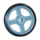 ヨドノ ヨドノ 鋳物中荷重用ゴム車輪ベアリング入 200φ(穴径25φ) SB200(25) 1台