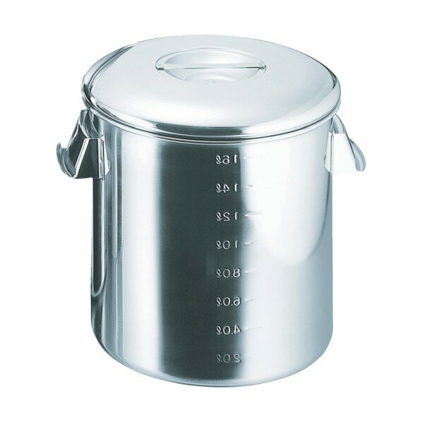 スギコ産業 18−8目盛付深型キッチンポット内蓋式300x300 345 x 340 x 345 mm SH-4630D 1