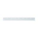 トラスコ(TRUSCO) カスタムワゴン天板用仕切り板大H40ホワイト 432 x 40 x 1 mm TACRL40W