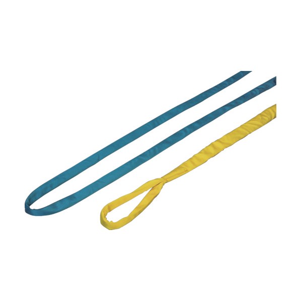 特徴 ■特徴 高強力ポリエステル糸の束をナイロンの保護布で包んだ構造です。 ソフトで軽量、どんな荷姿にもなじんで吊り荷を傷つけません。 ■用途 一般屋内外での吊り荷作業に。 ■材質 芯糸:ポリエステル●保護布:ナイロン 仕様 材質 ●芯糸:...