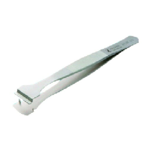 東京硝子器械 ウェハー用フラットピンセット 45W 990-25-22-36 1点 東京硝子器械 ウェハー用フラットピンセット 45W 990-25-22-36 1点