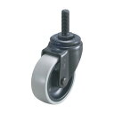 トラスコ ナイロンウレタンキャスター75φ自在 132 x 75 x 57 mm STD-75NU (M12X35XP1.75) 1点