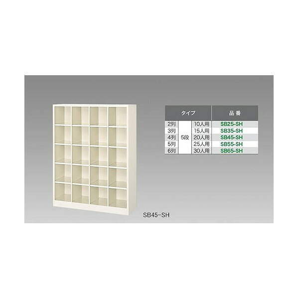 ※法人専用品※ナイキ シューズボックス(20人用) SB45-SH 1点