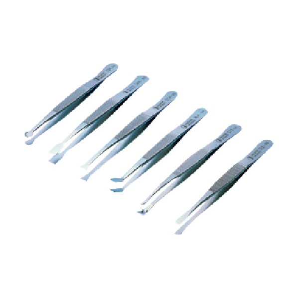 東京硝子器械 ウェハー用ピンセット 36A 990-25-22-78 1点