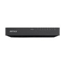 バッファロー 10/100Mbps対応 スイッチングハブ プラスチック筐体/電源外付けモデル 8ポート ブラック LSW4-TX-8EP/BKD 1点(2)