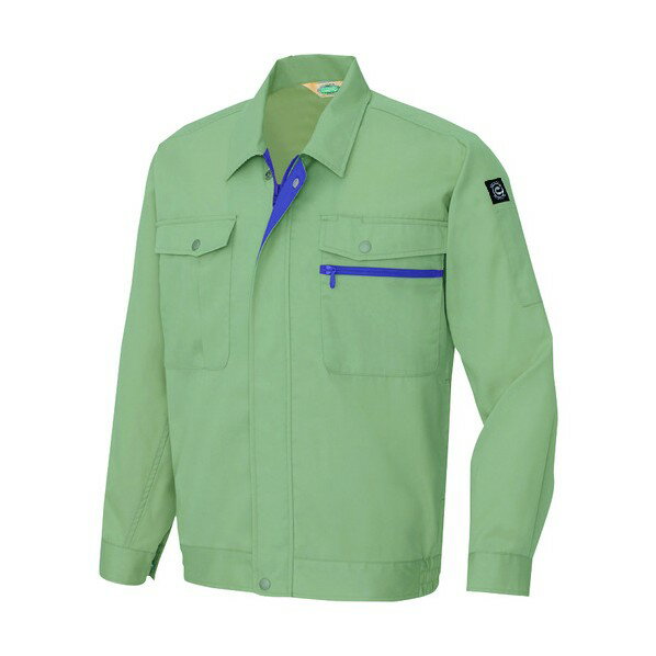 アイトス 長袖サマーブルゾン（男女兼用） S 005アースグリーン 5370 1