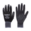 トラスコ(TRUSCO) カラーナイロン手袋PU手のひらコートブラックM 300 x 138 x 10 mm TGL-3535-BK-M 1双