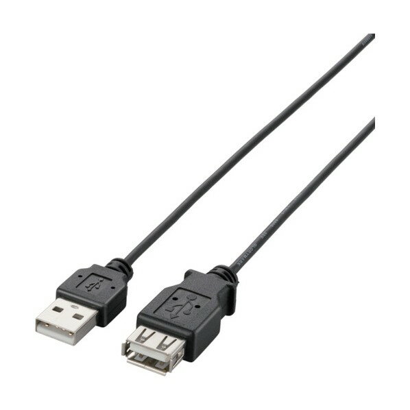 쥳 ˺USB2.0Ĺ֥AA1.0m֥å U2C-EXN10BK